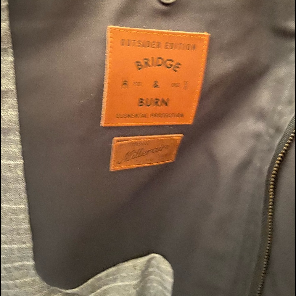 Bridge and burn jacket